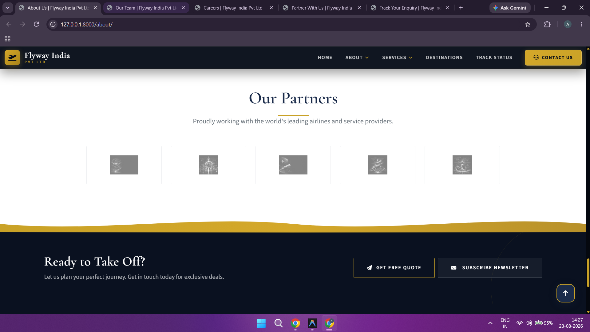About - Leadership Overview & Contact Desk