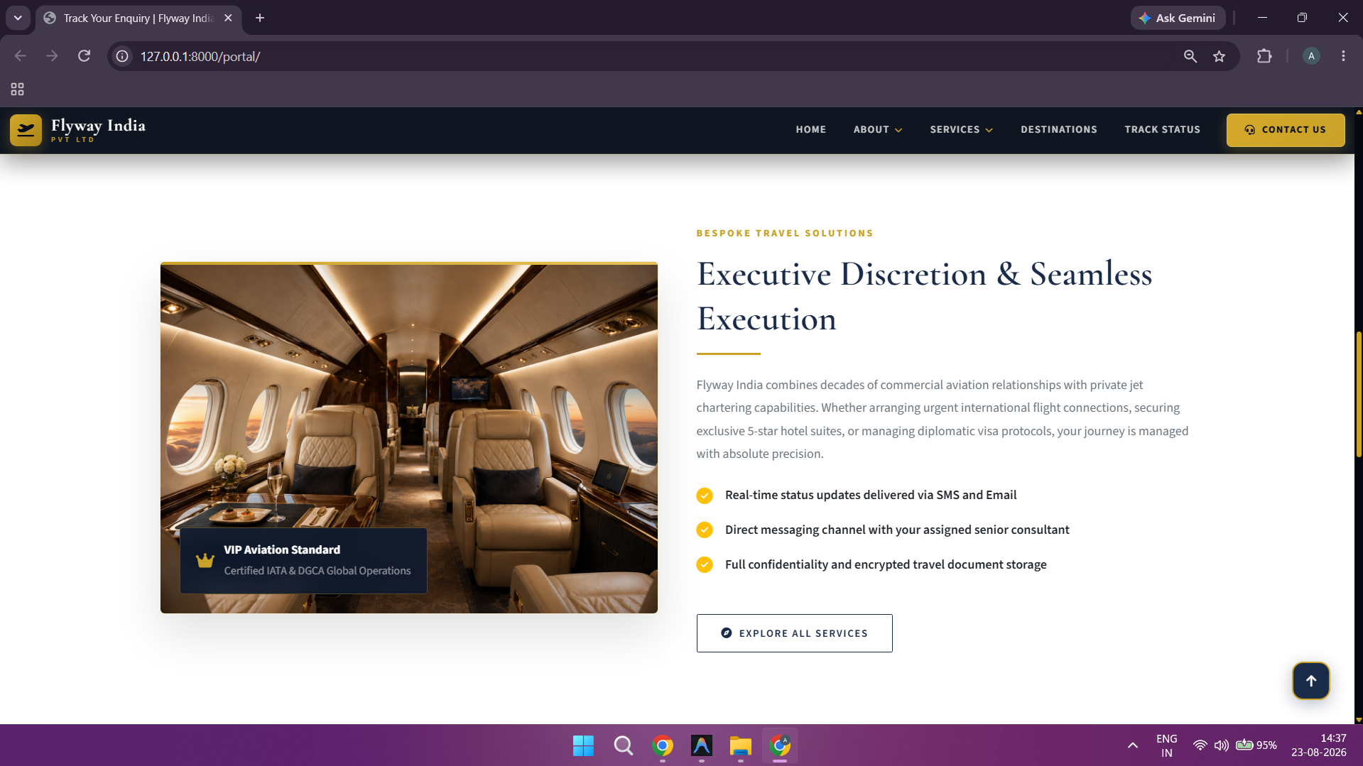 Customer Portal - Specialist Details & Direct Communication