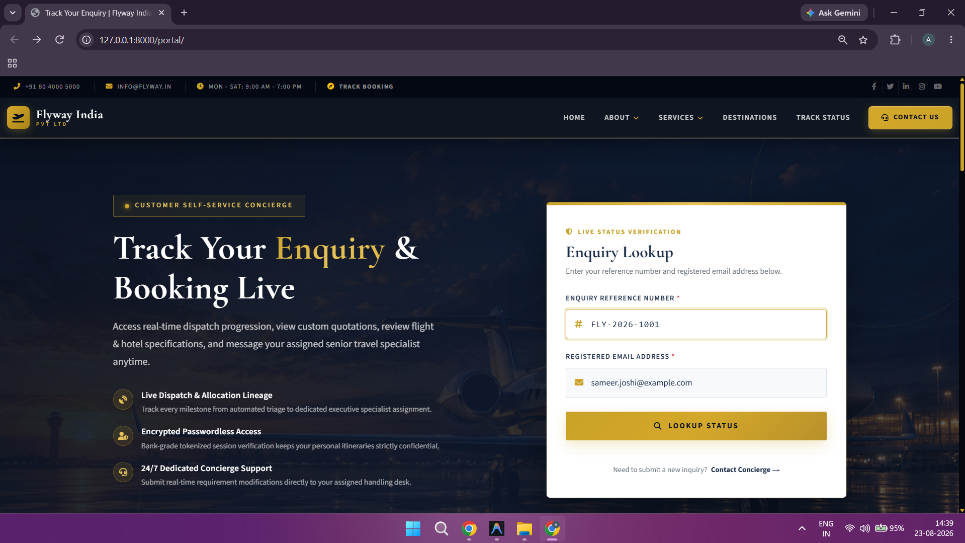 Customer Portal - Customer Notes & Communication Feed