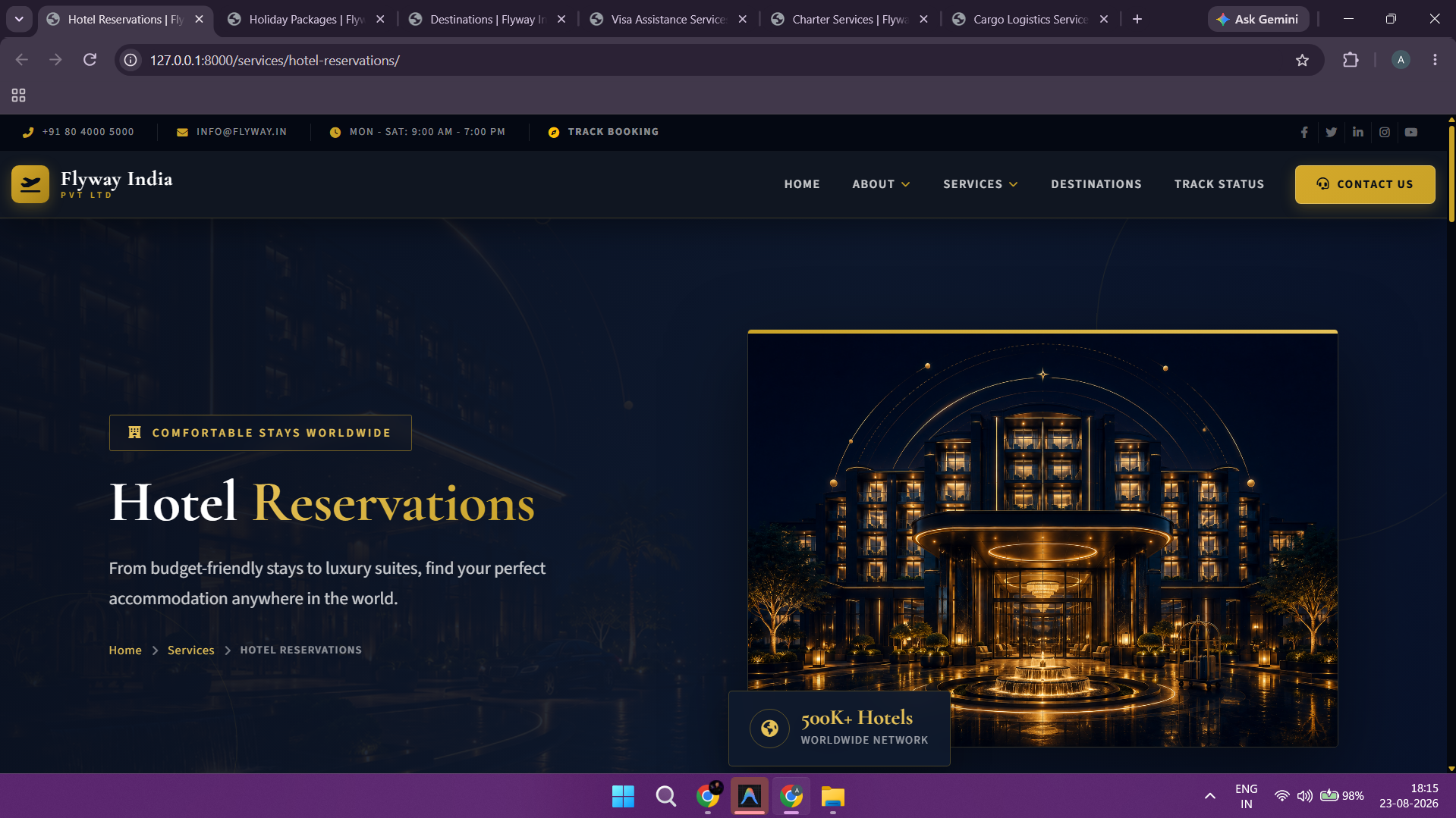 Hotel Reservations - Tiered Stays & Resort Catalog