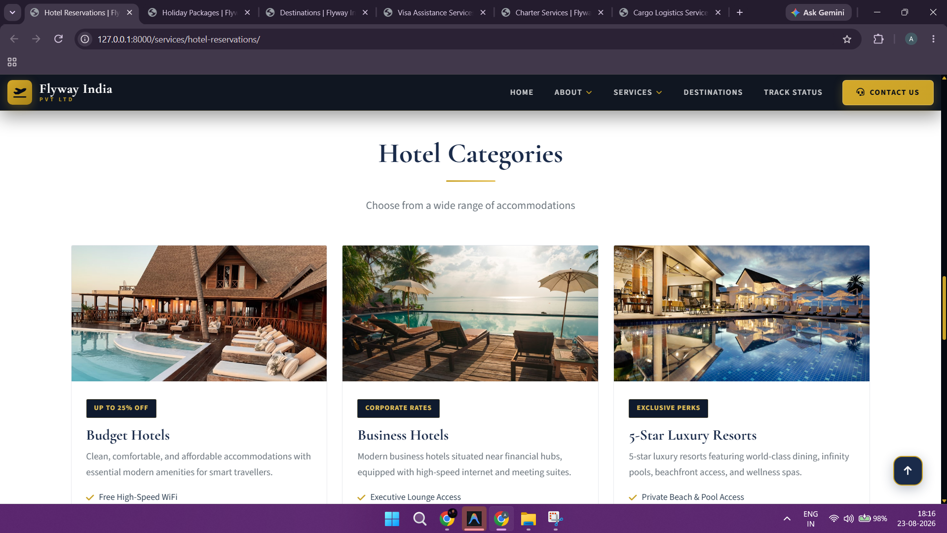 Hotel Reservations - Reservation Intake Form