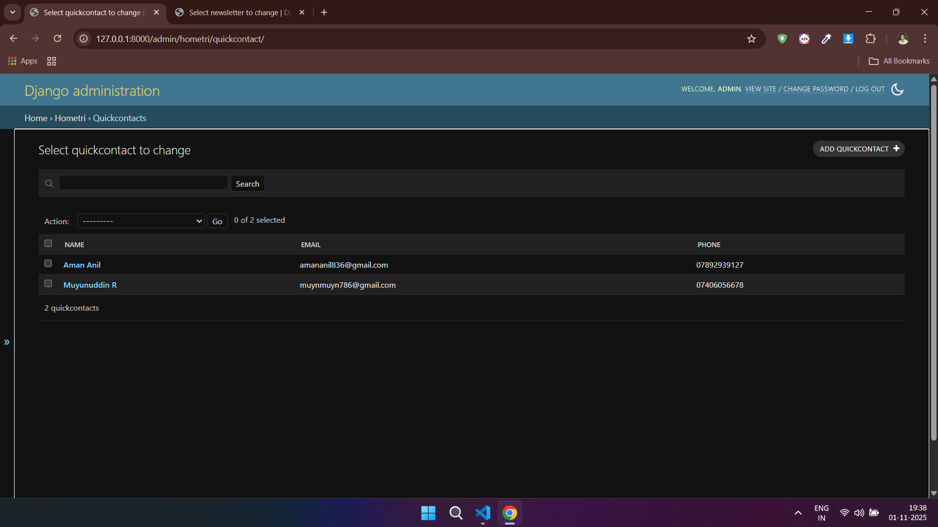 Hometri Admin 1