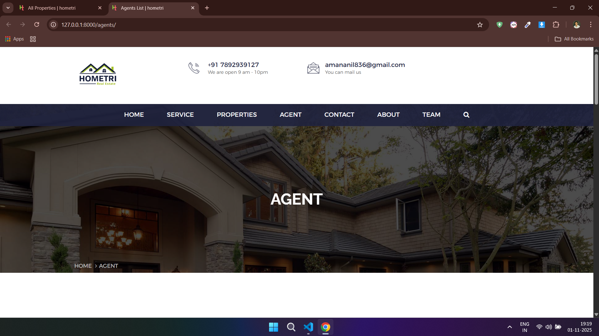 Agents Client 1