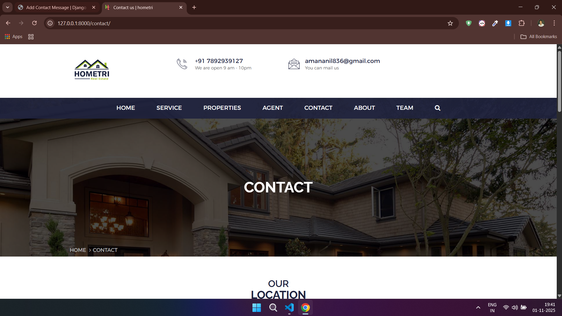 Contact Client 1