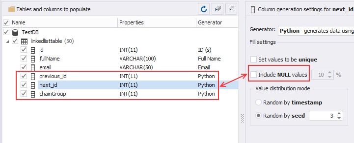 Include NULL Option