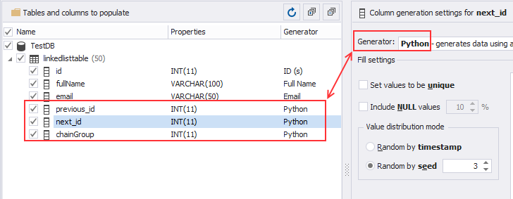 Python Generator Option