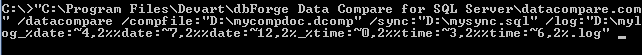 Commandline timestamp