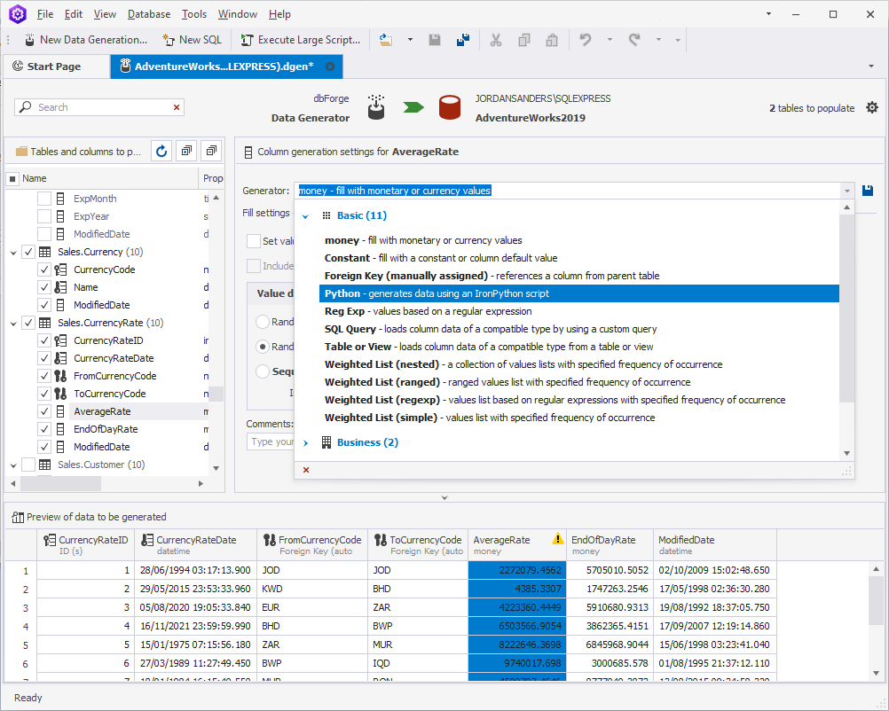 data-generator-python