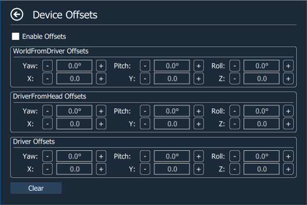 Device Offsets Page