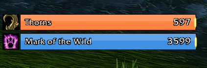 Blizzard's Tracked Bars in the new look