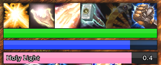 A whole-bar shadow round the stack