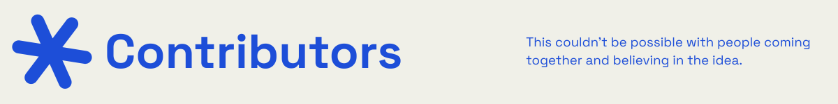 Contributors