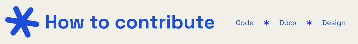 how to contribute