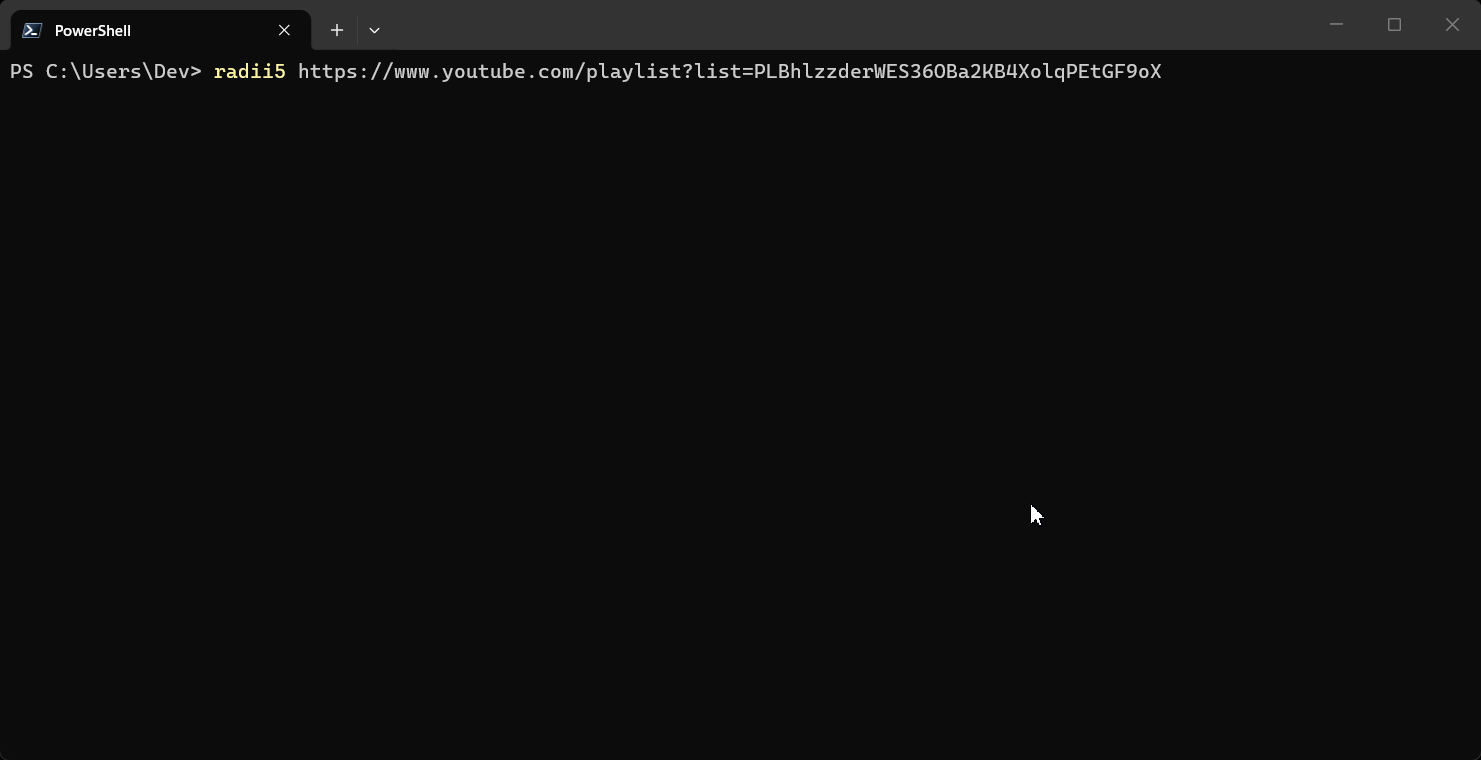 Playlist Demo