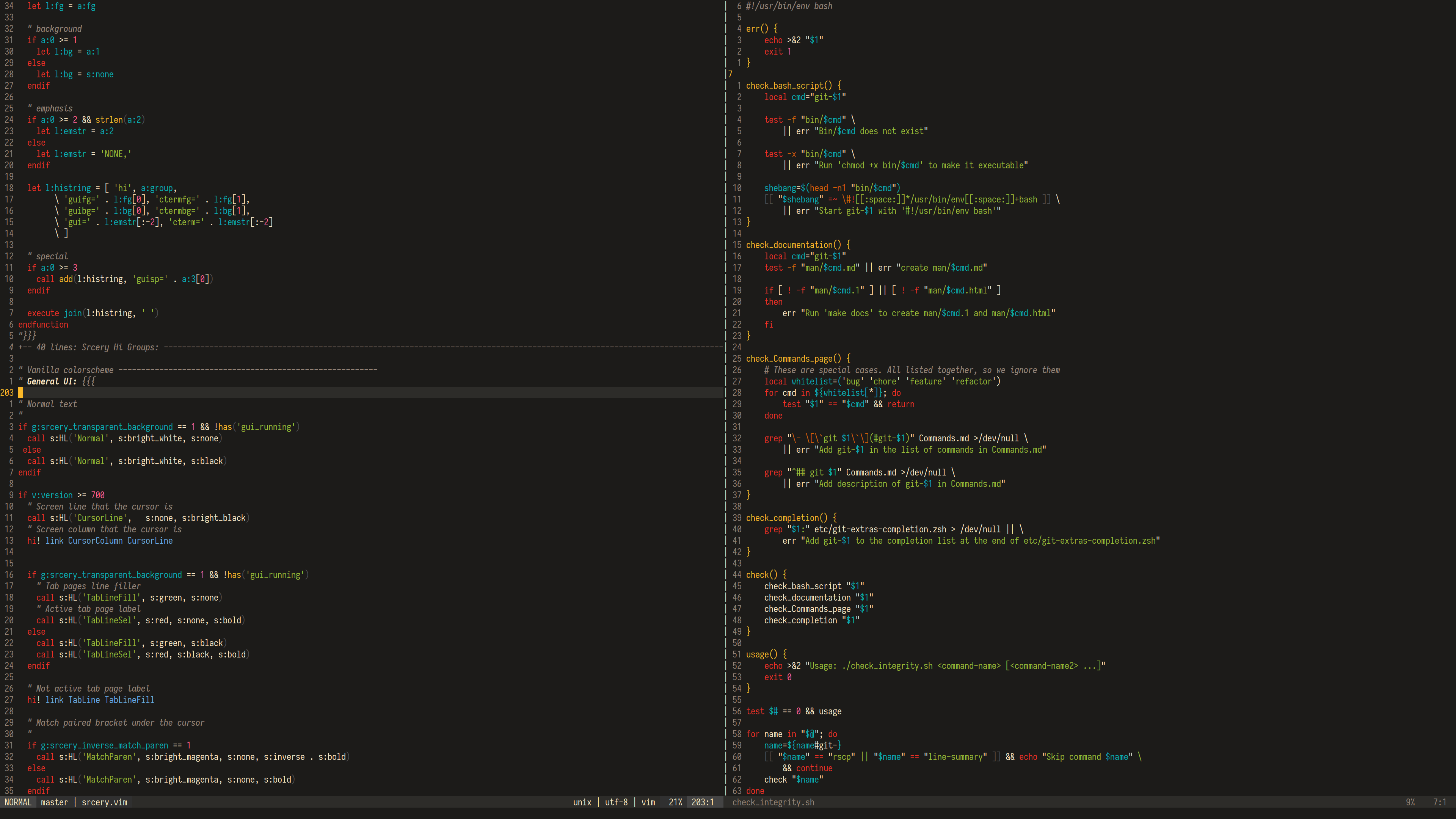 macvim colorscheme