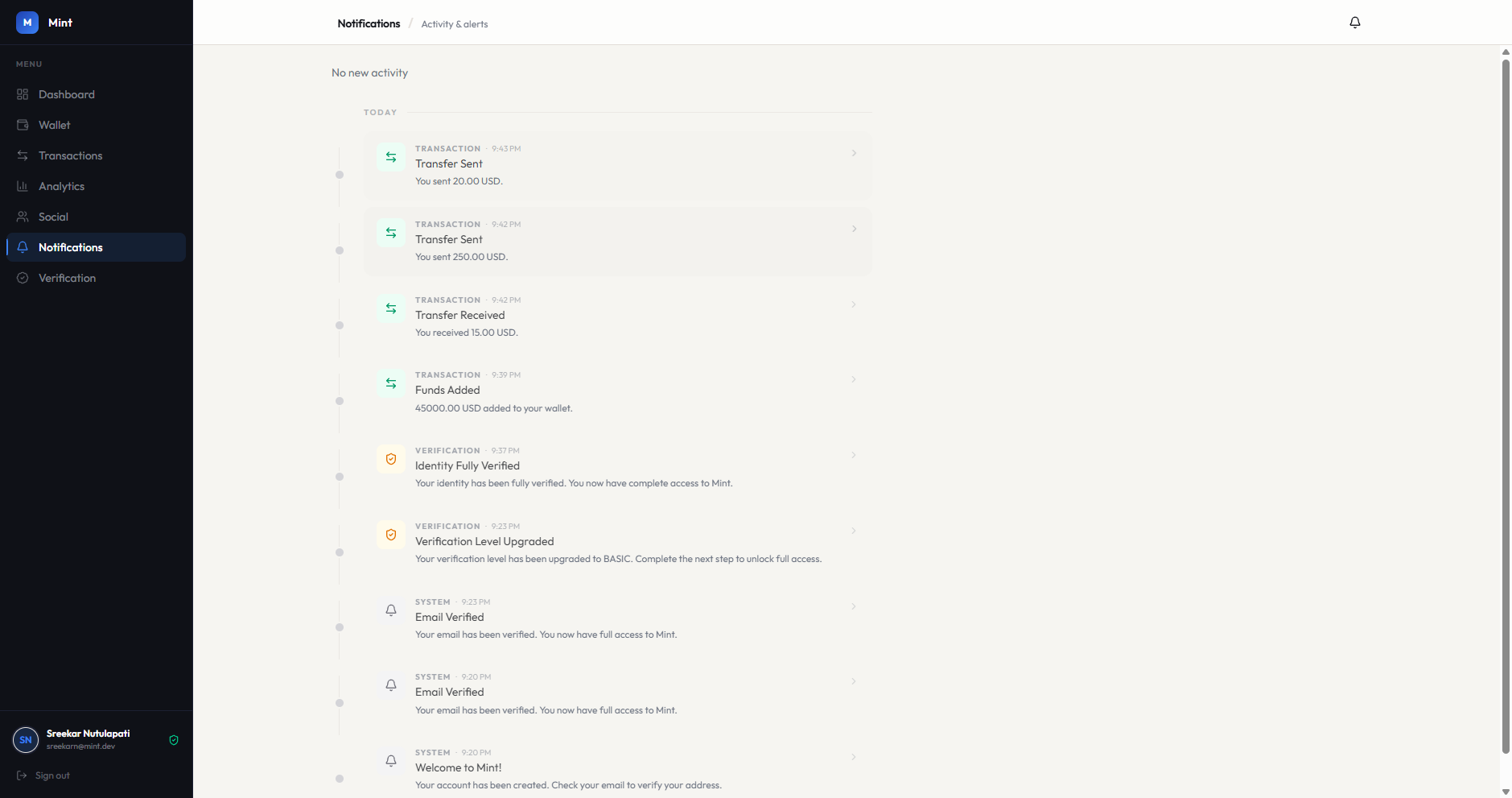 Mint screenshot 3
