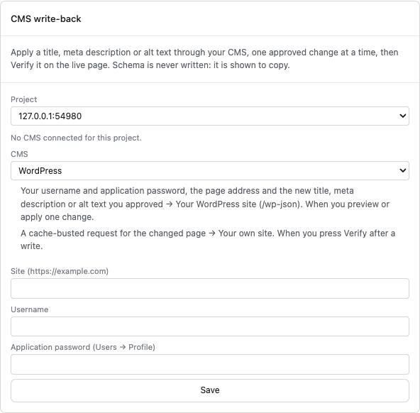 CMS write-back
