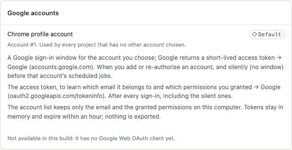 Google accounts
