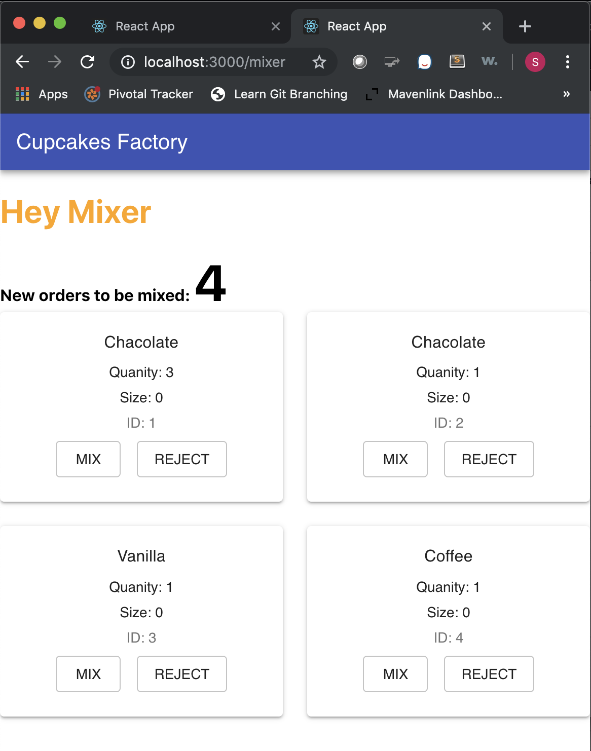 Mixer UI