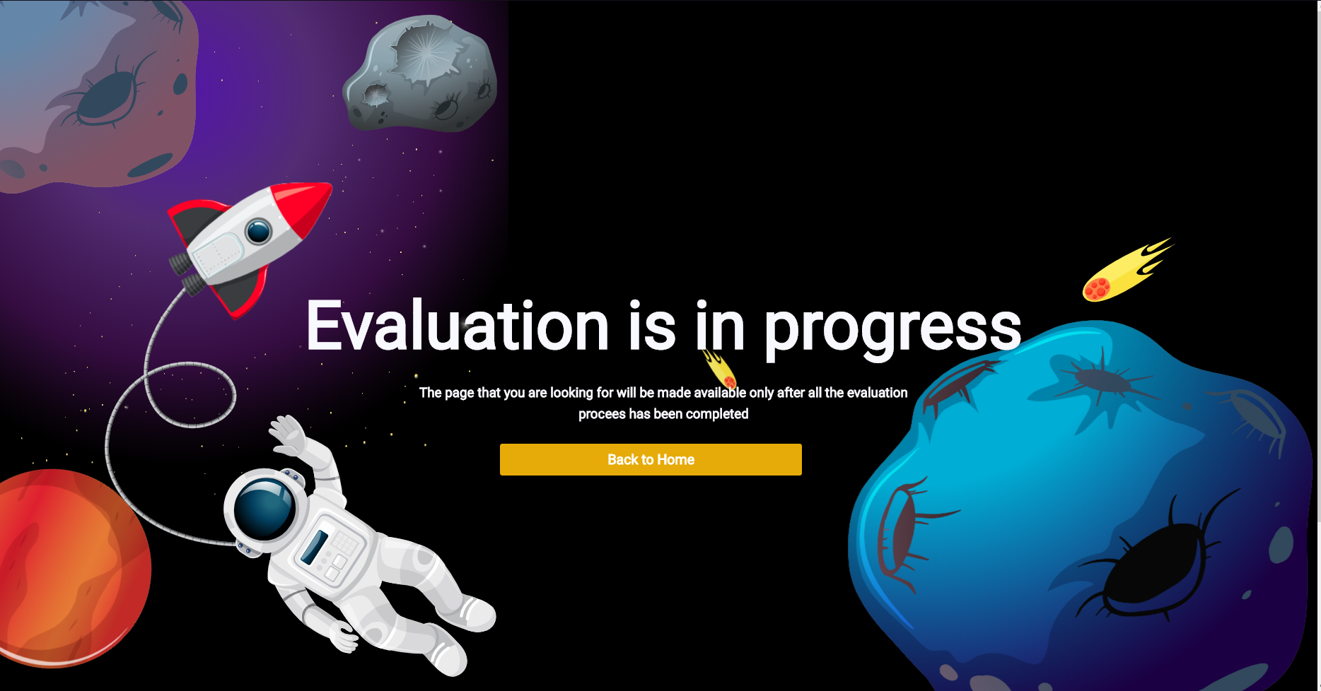 Space Exploration Animation screenshot