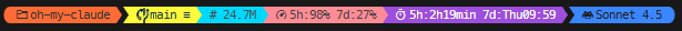 Example Status Line