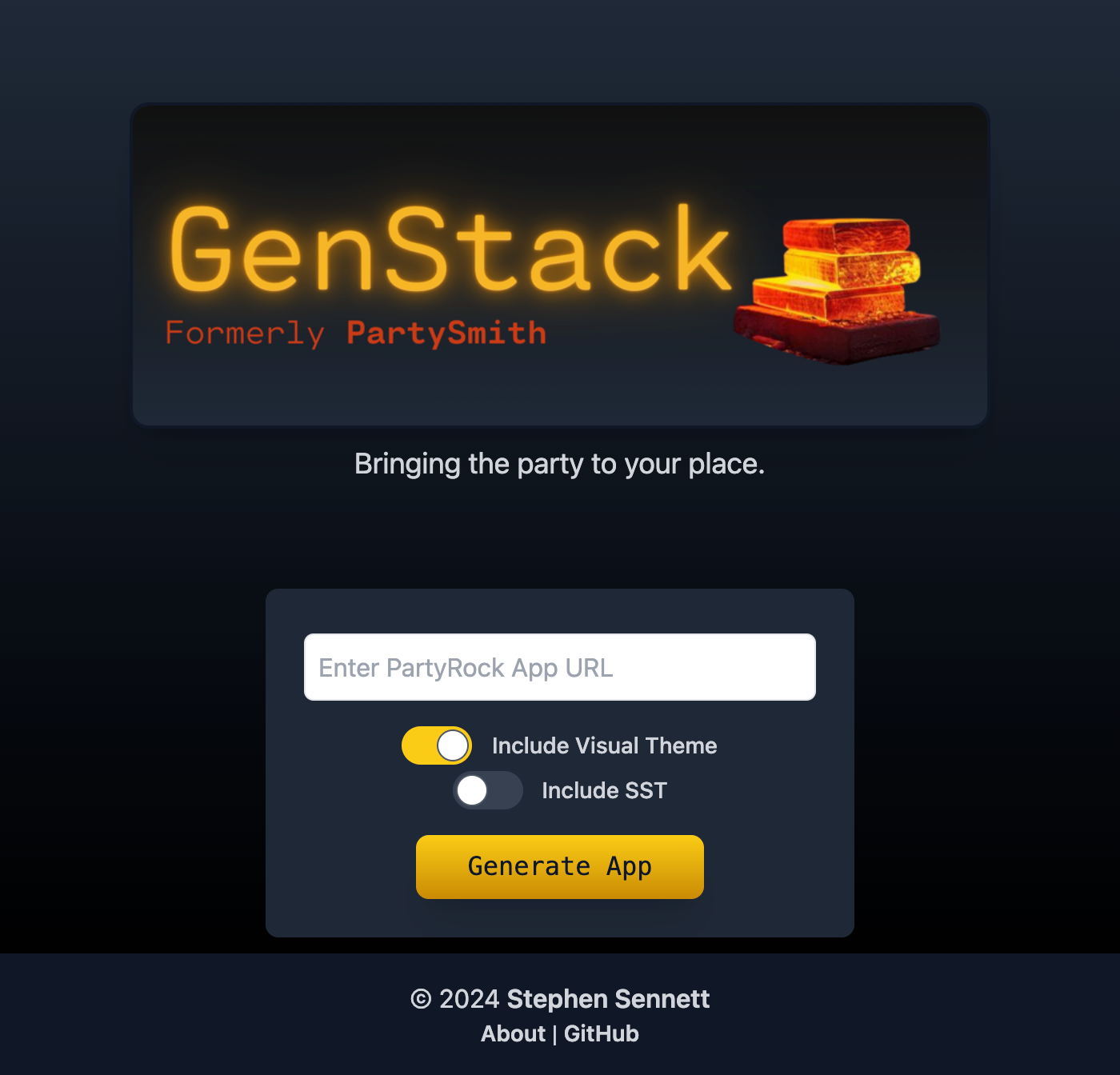 GenStack Screenshot