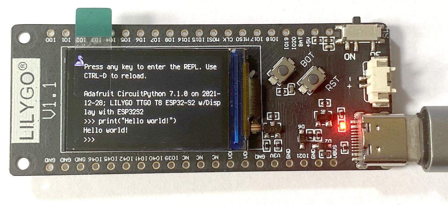 T-Display with esp32s2