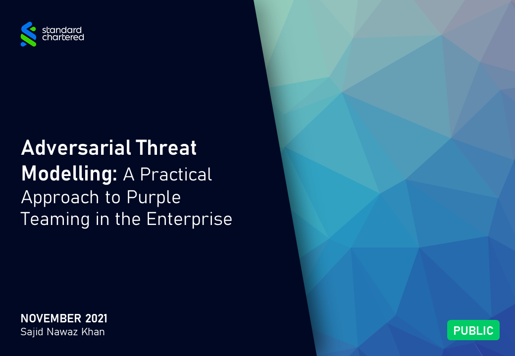 Adversarial Threat Modelling — A Practical Approach to Purple Teaming in the Enterprise