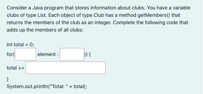 Java For Loop Example