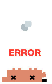 The pet collapsed with X eyes and smoke after a tool failure