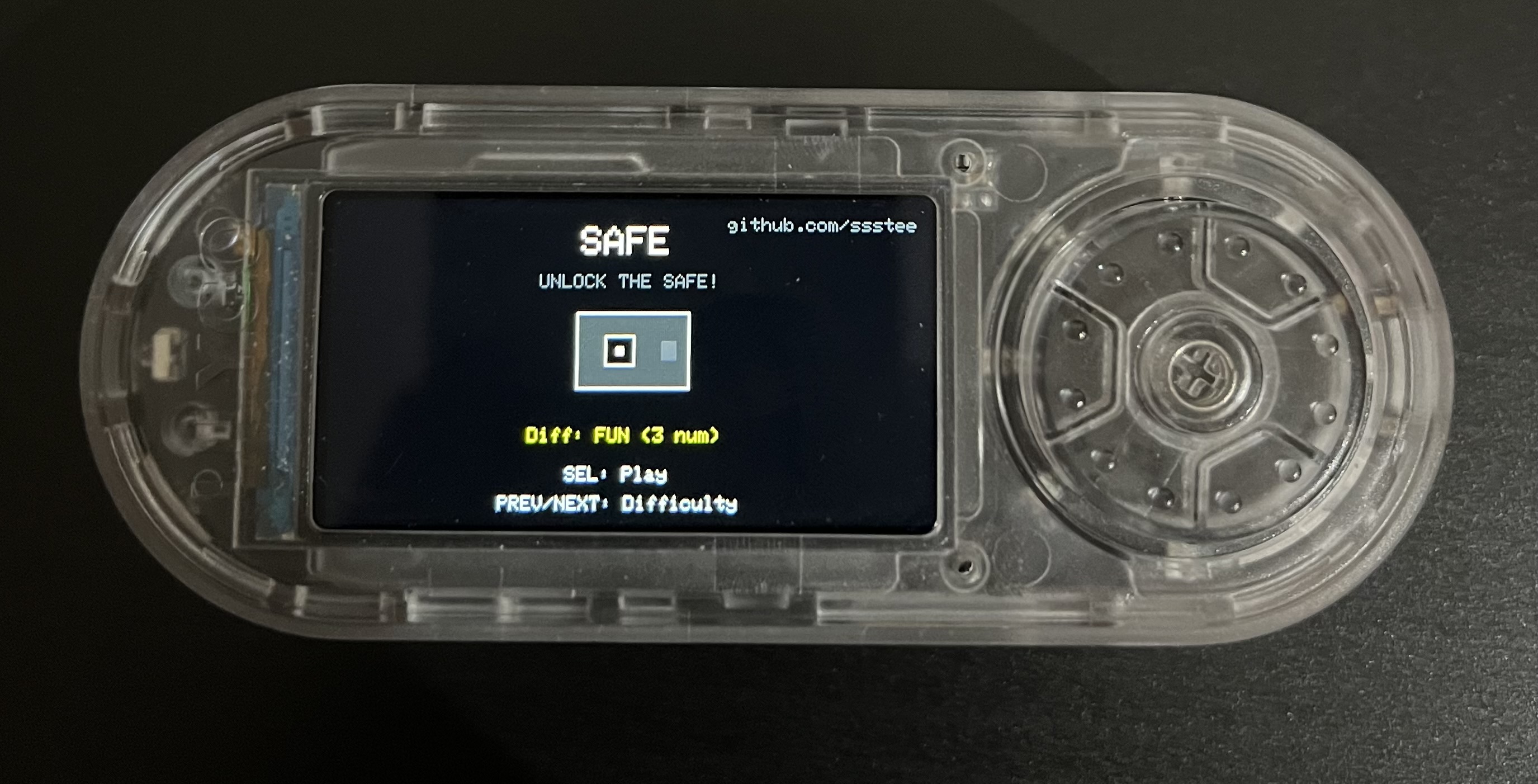 GitHub - ssstee/BruceSafe: A game for LILYGO T-Embed devices with Bruce ...