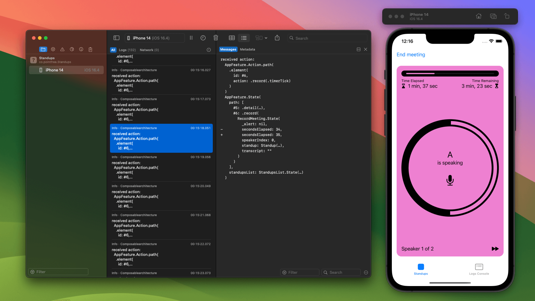 Standups iOS app + Pulse macOS app