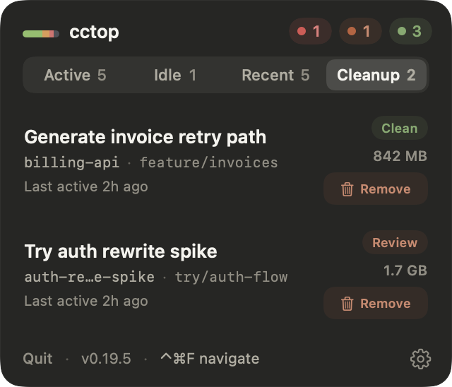 cctop — скриншот 3
