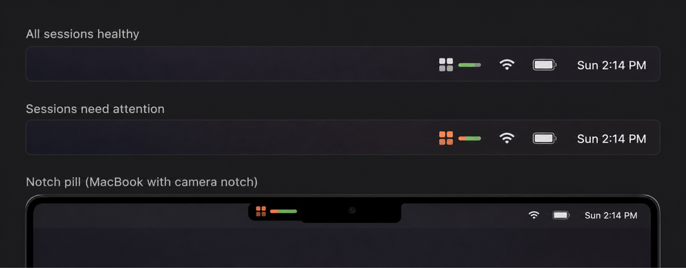 Smart status icon
