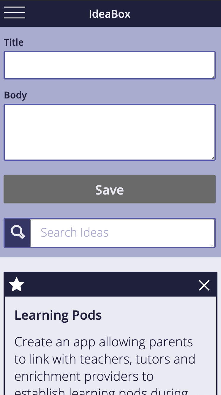 Mobile Layout