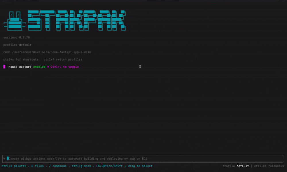 demo of stakpak