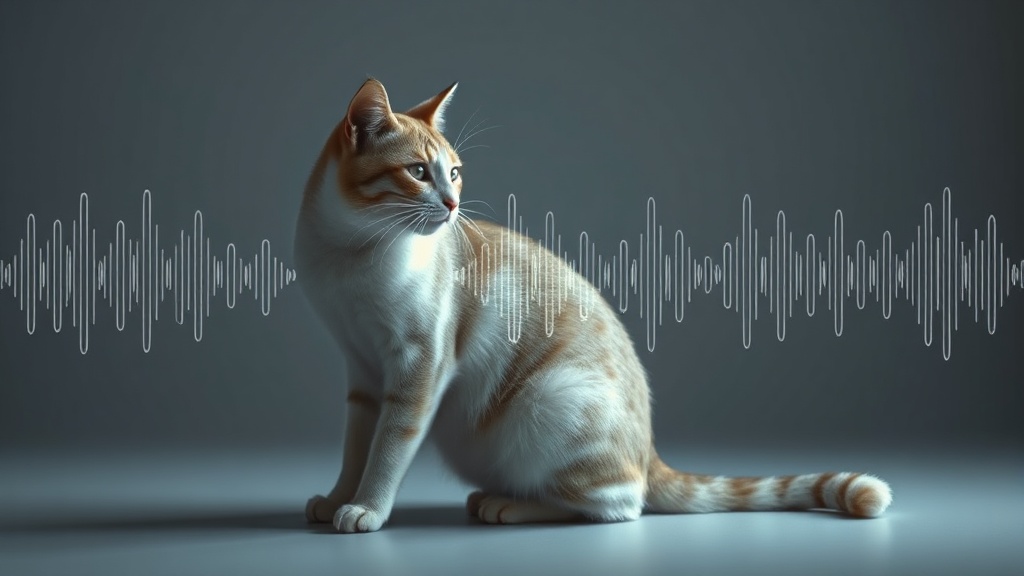 Scientific visualization of sound frequencies.