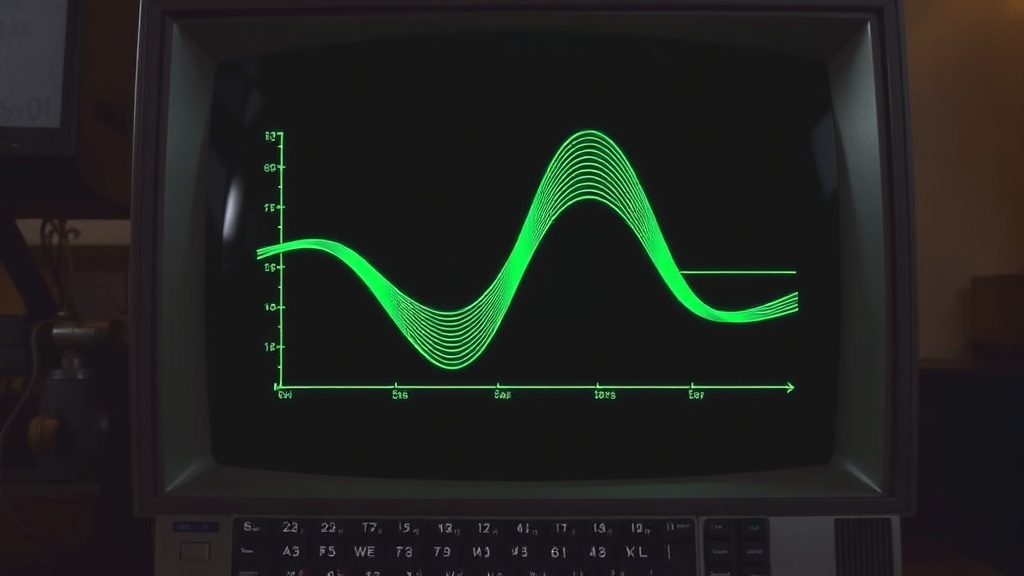 Edward Lorenz's 1963 weather simulation graph showing divergence.
