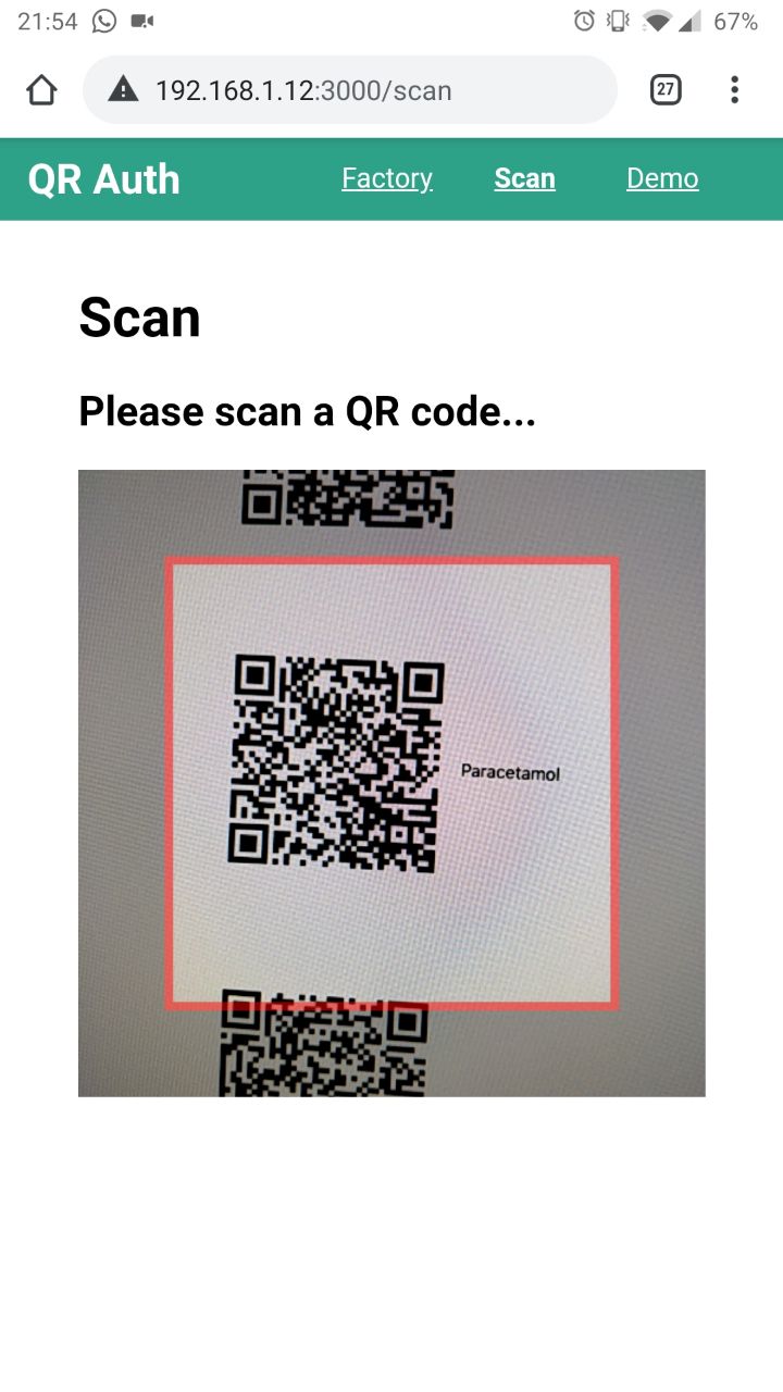 QR Scan screenshot