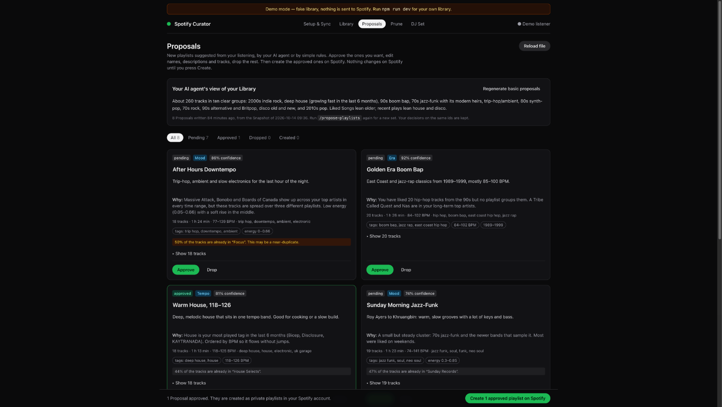Proposals page