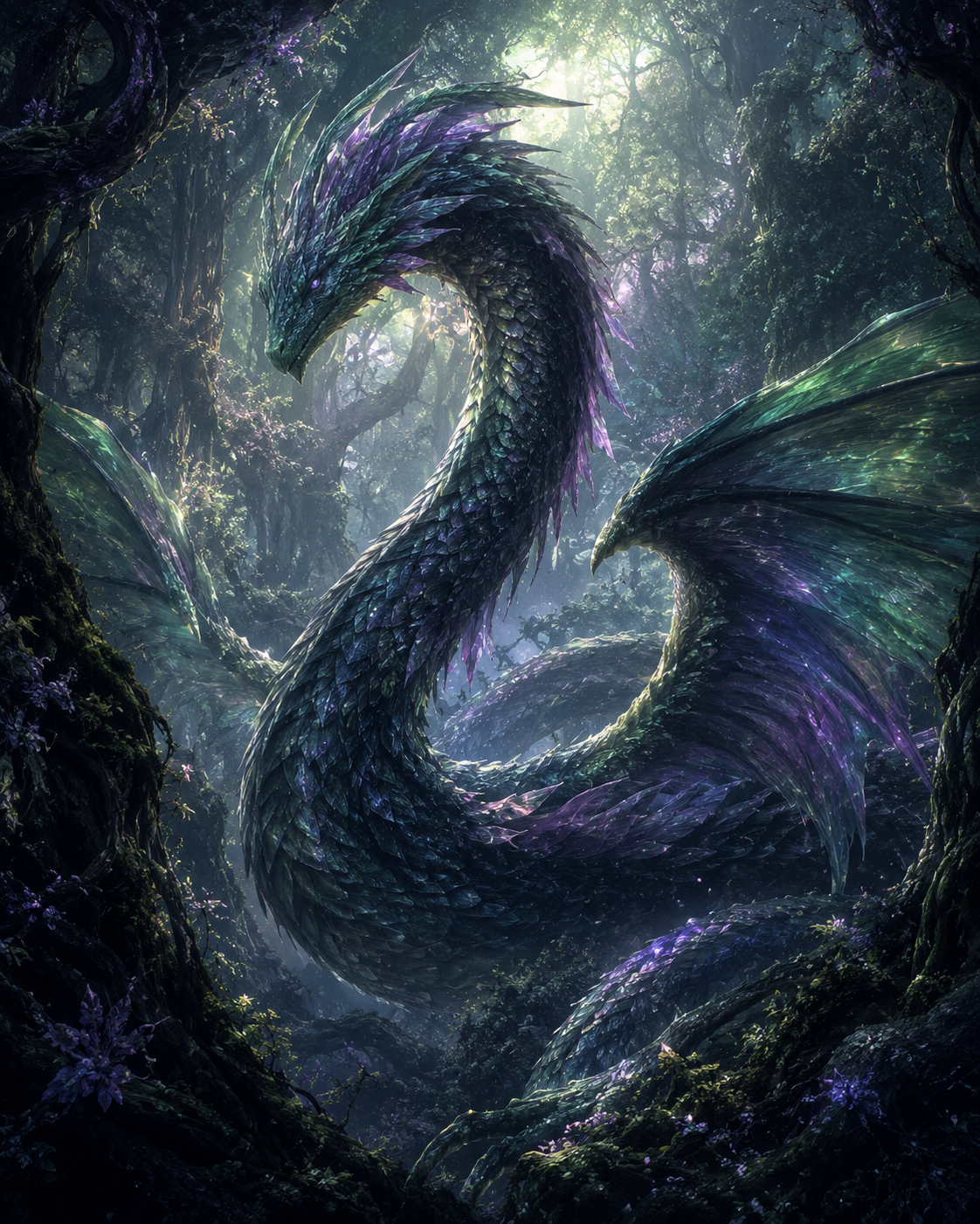 Nhari, la Serpiente Alada de Sylvalis