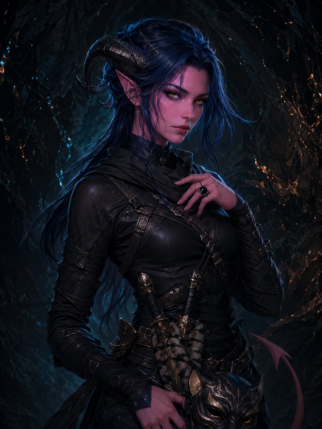 Retrato de Asha’al Runeveil