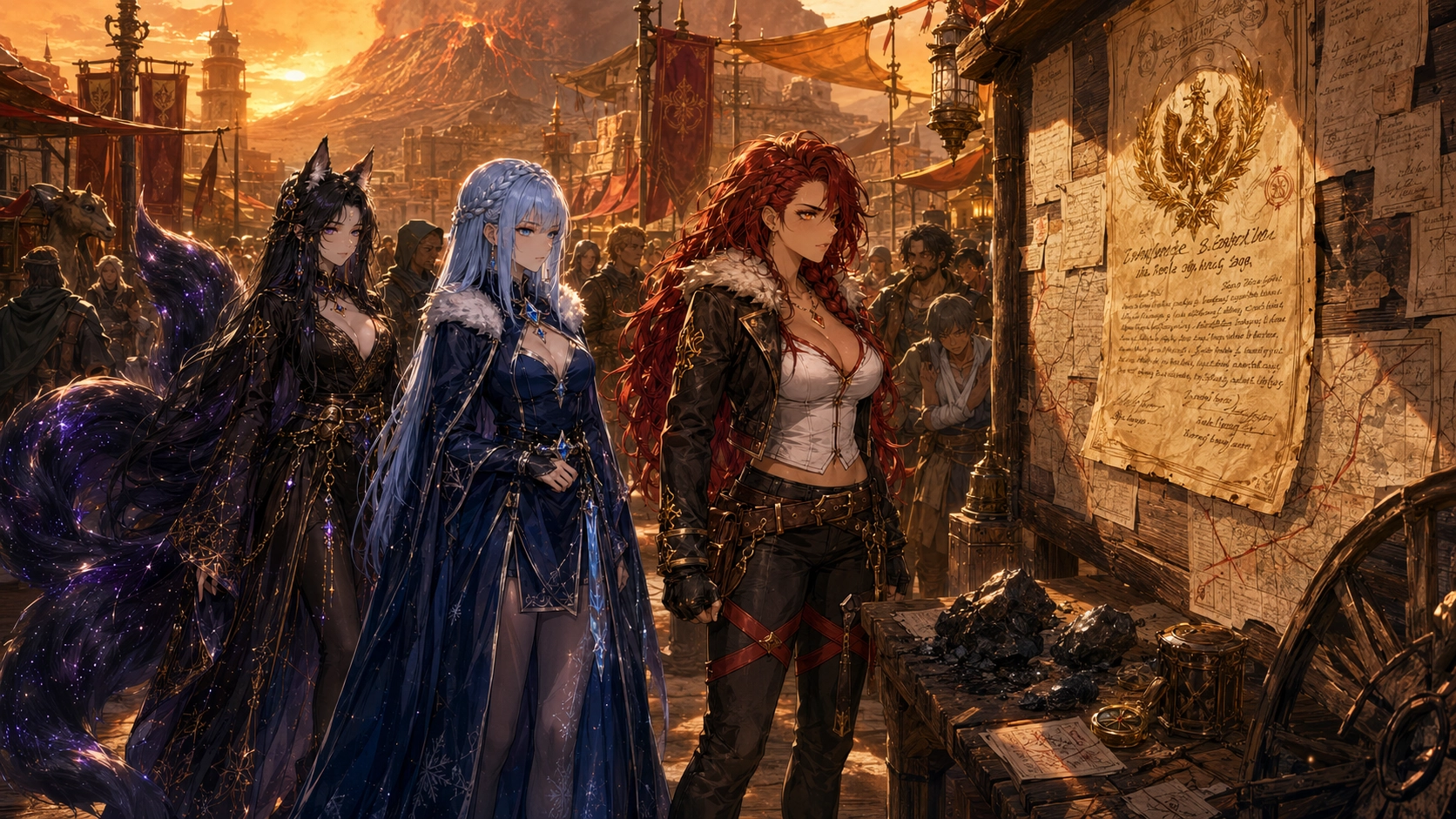 Ilustración del capítulo 4 de «Zarqath, el aguijón del sol»