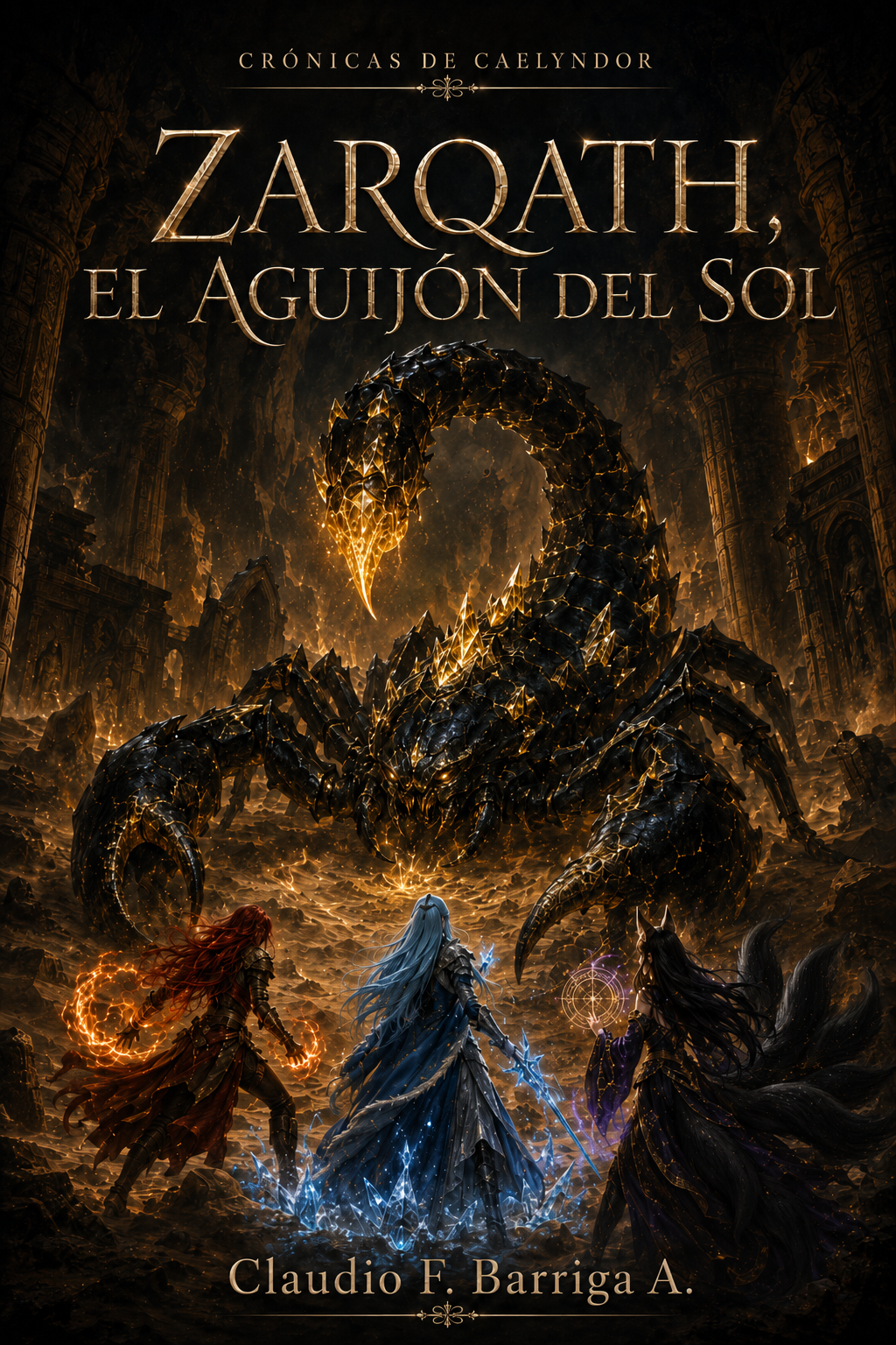 Portada de Zarqath, el aguijón del sol