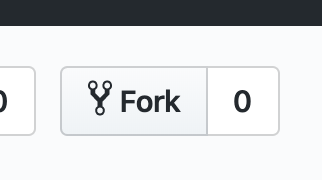 A screenshot of the fork button