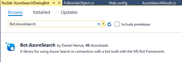 Nuget Search