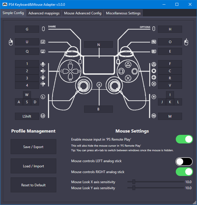 example UI Tab 1