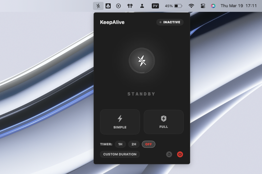 KeepAlive Standby Mode