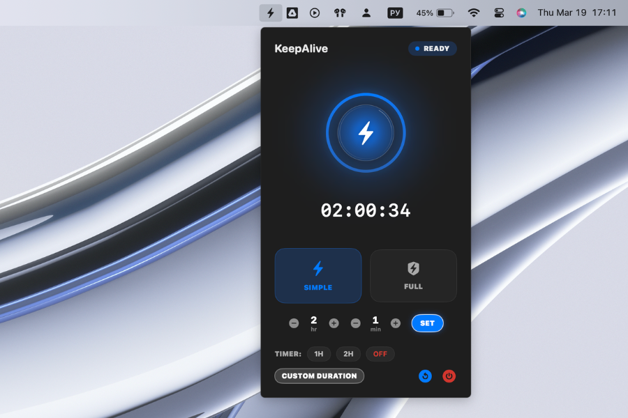 KeepAlive Simple Mode