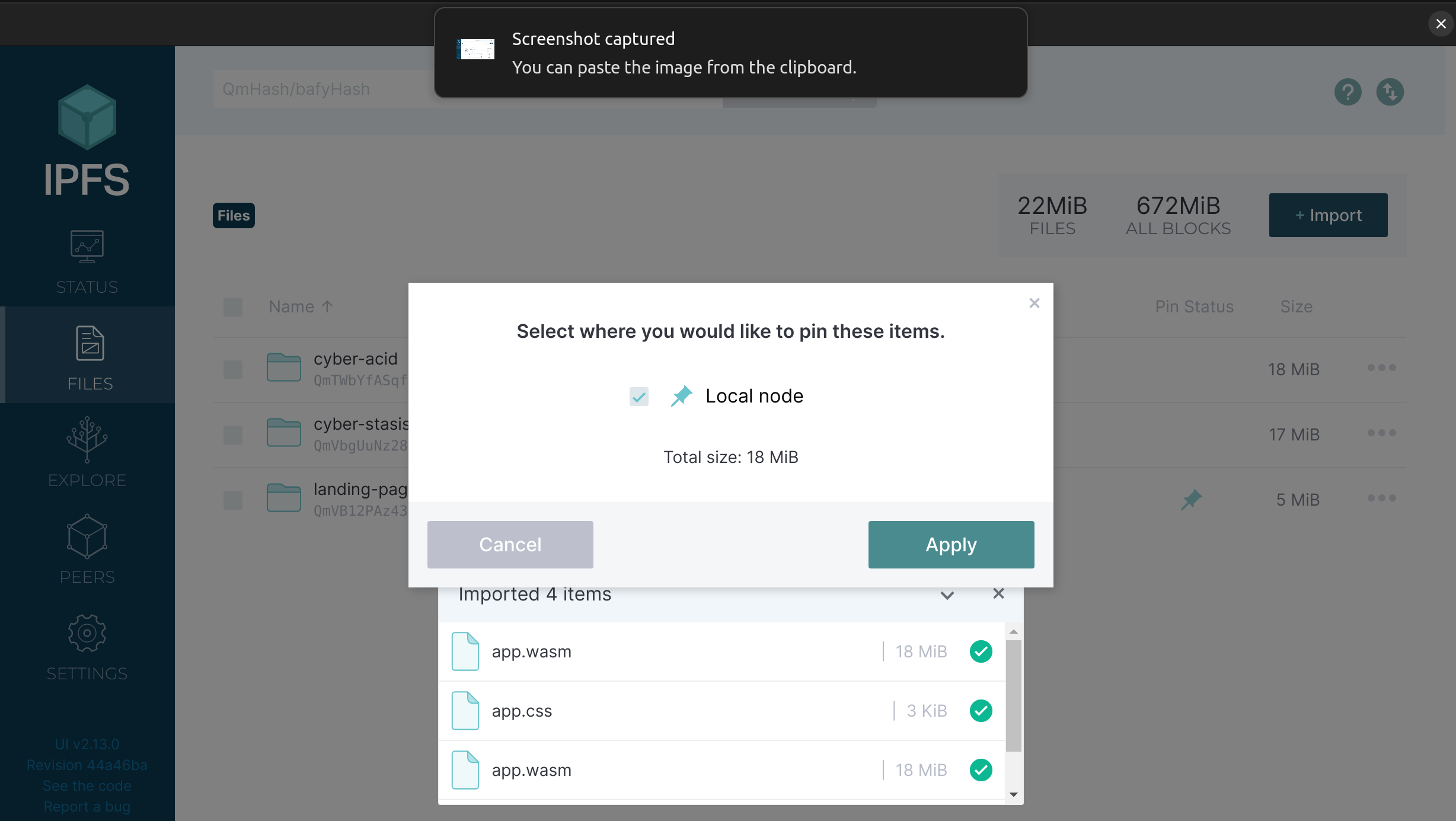 PinToLocalNode